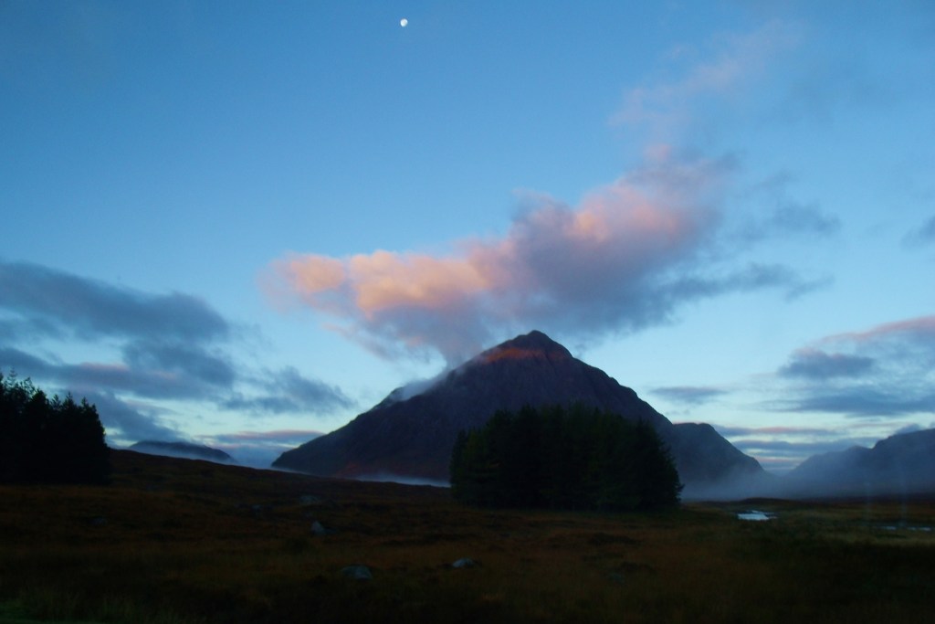 Sunrise on Buachaille Etive Mor