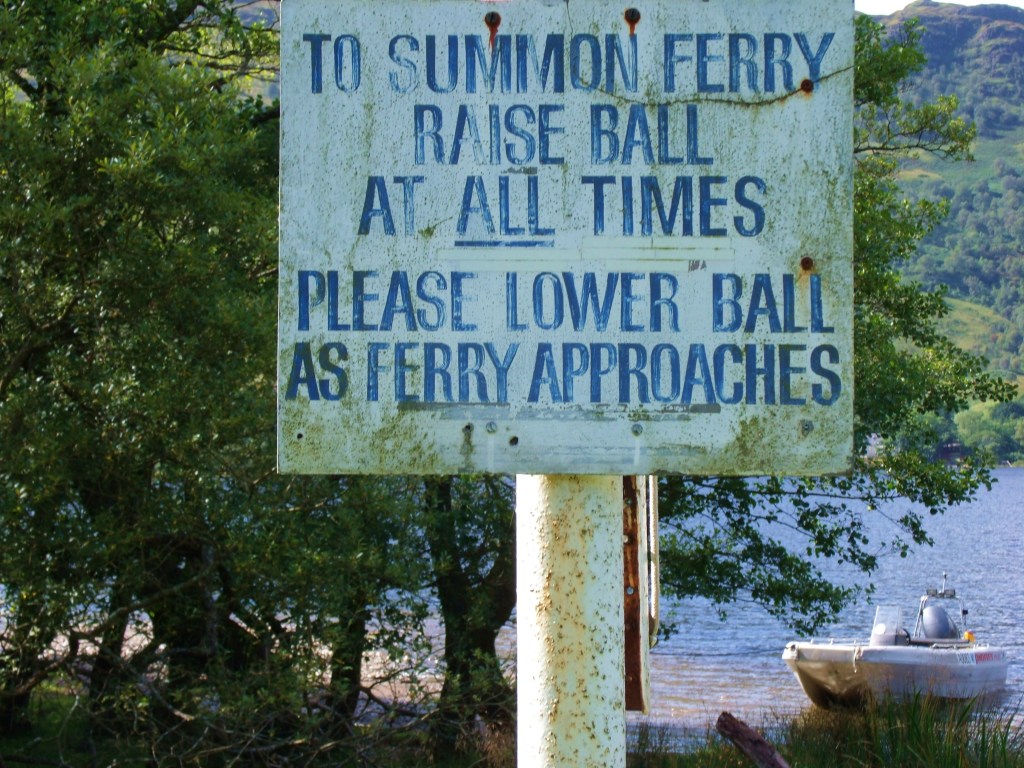 Sign at Ardleash Bouy