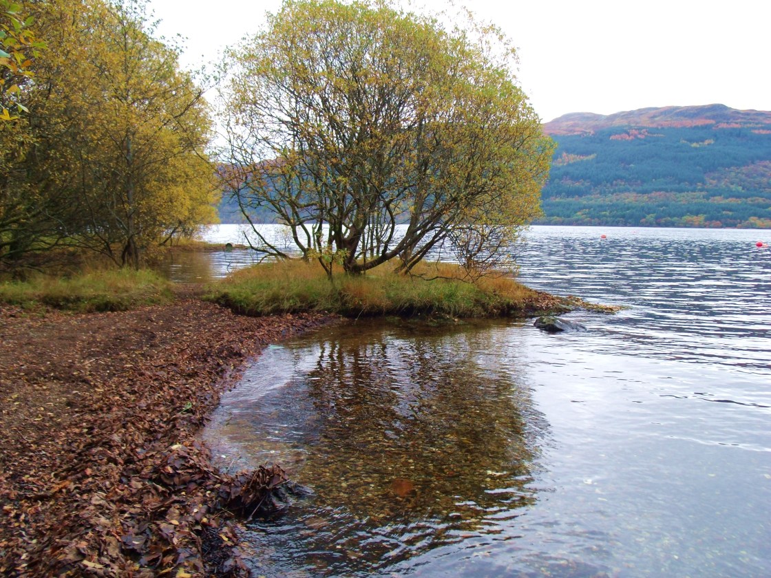 Lochside trail south of  Inversnaid