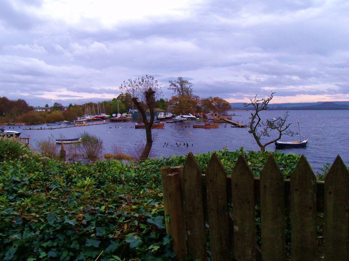 Leaving Balmaha on the West Highland Way