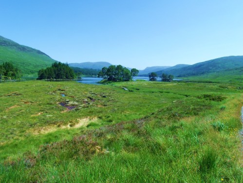First Sight Of Loch Ossian Hostel