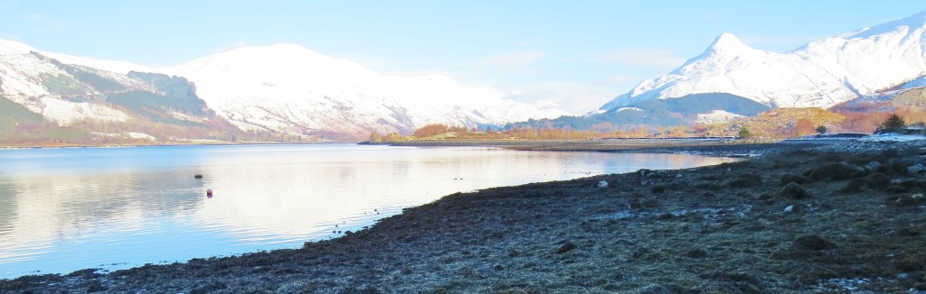 Loch Leven and the mountains of Glencoe