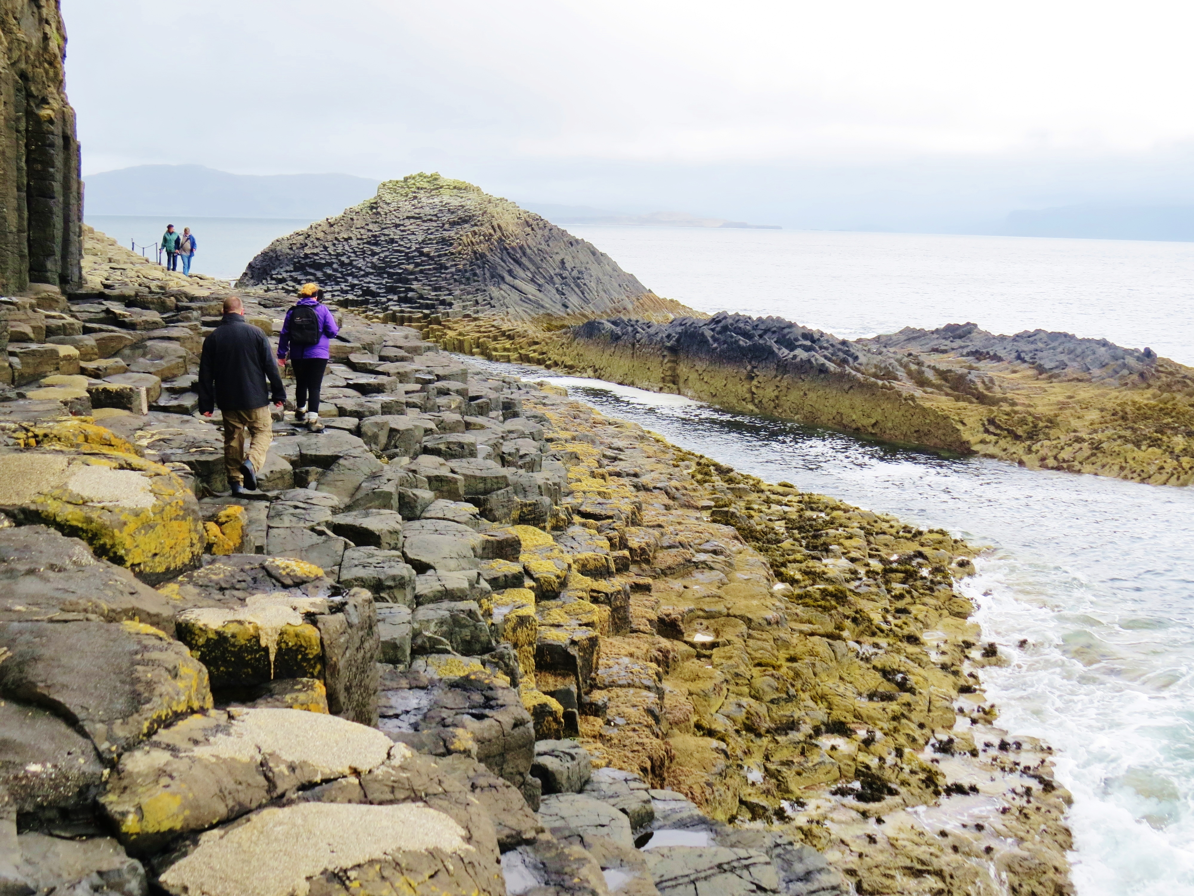 On the way to the cave