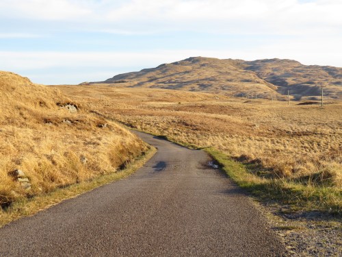 Road through wild Jura