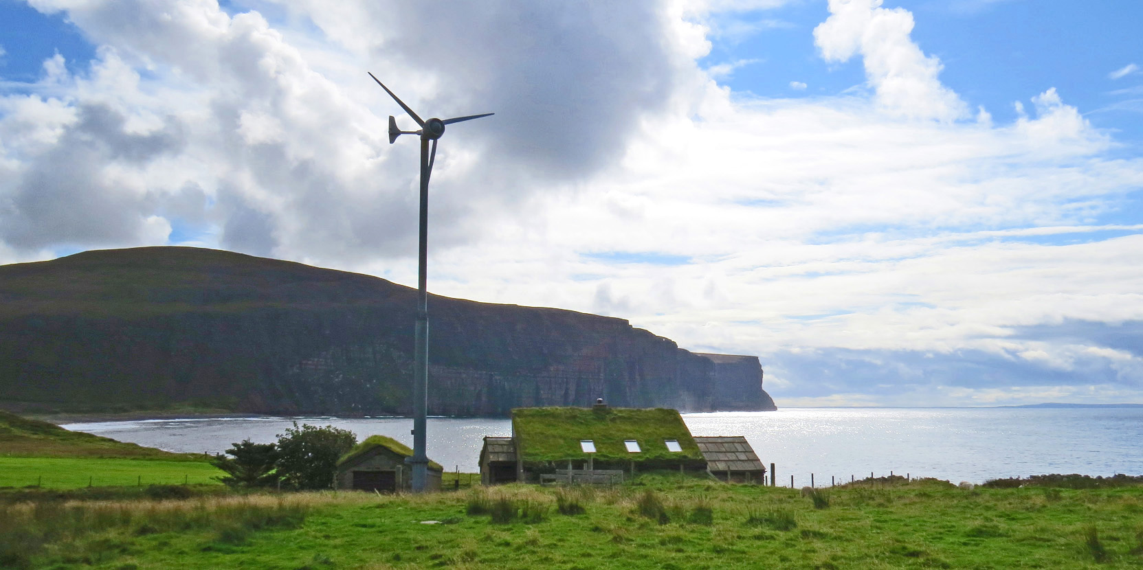 windmill at Rackwick Bay