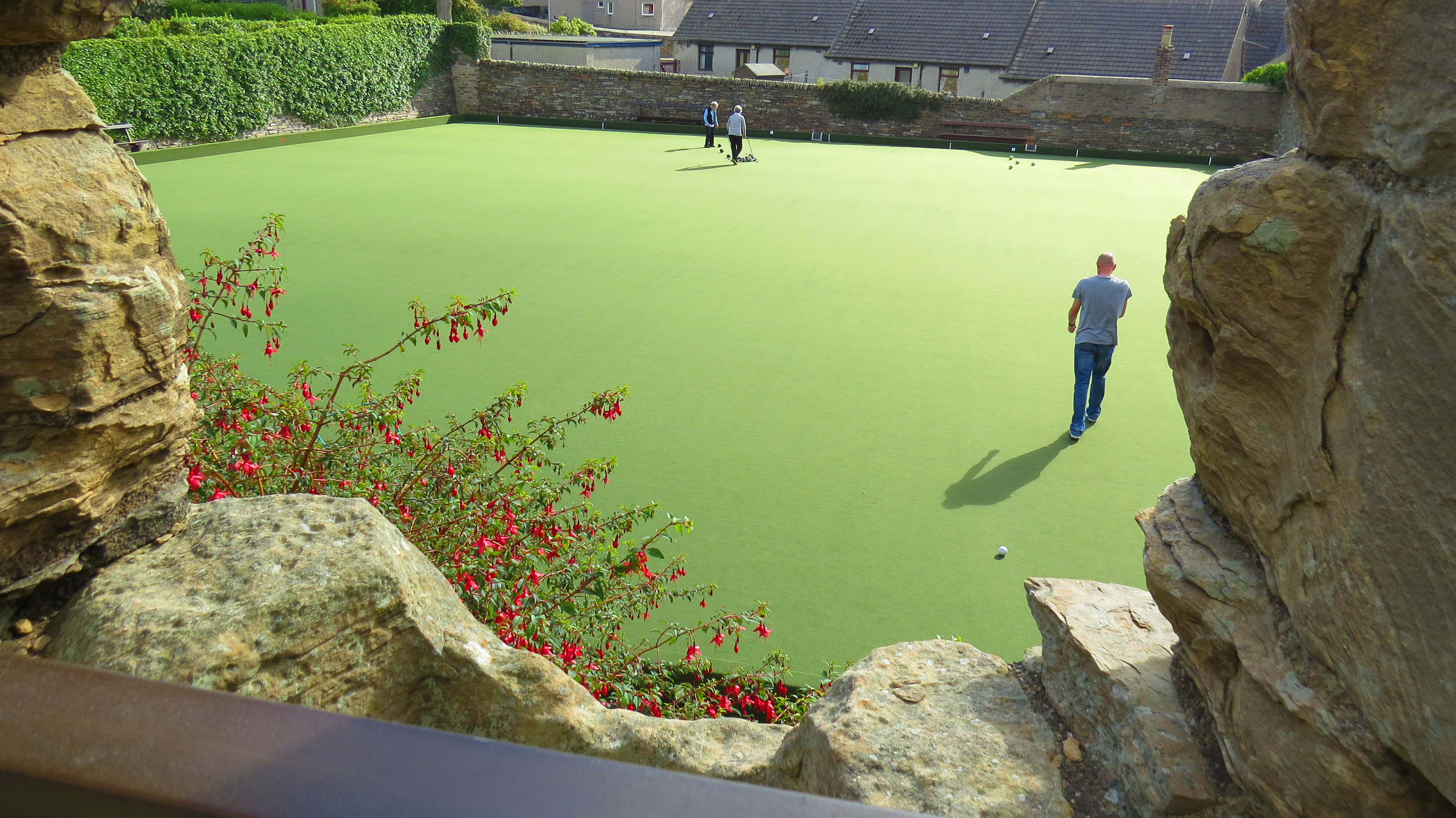 bowling green from earl's castle